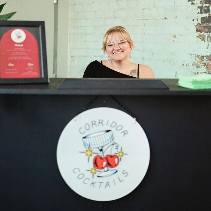 Baylee, owner of Corridor Cocktails